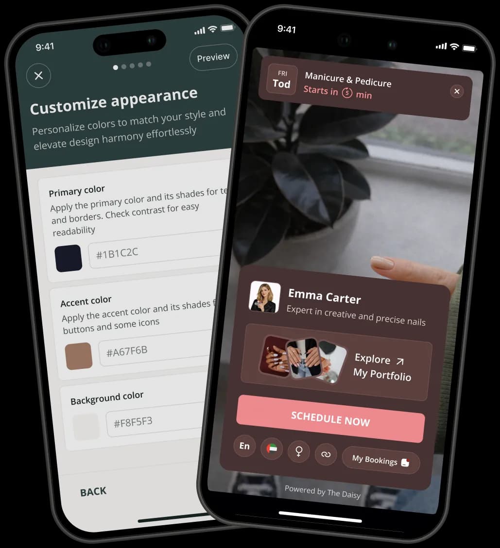 Custom Booking Page