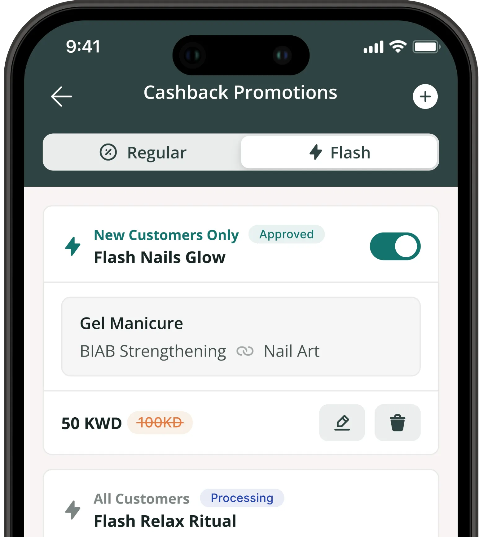 Flash Cashback Offers