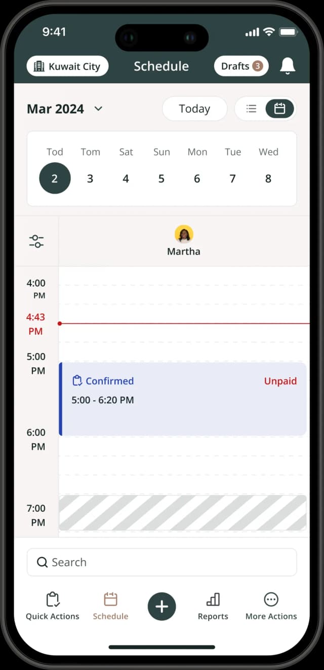 Feature showcase mockup