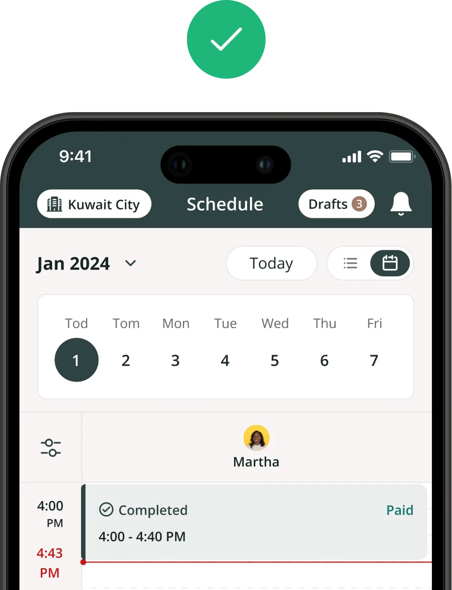Feature showcase mockup